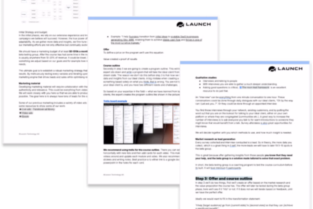 Ready-made templates